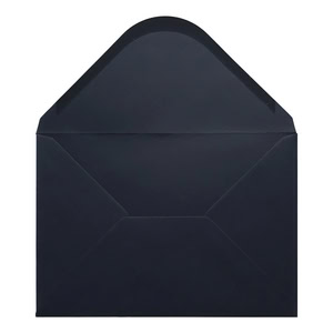 Navy Blue Envelope A5 Open