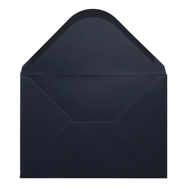 Navy Blue Envelope A5 Open