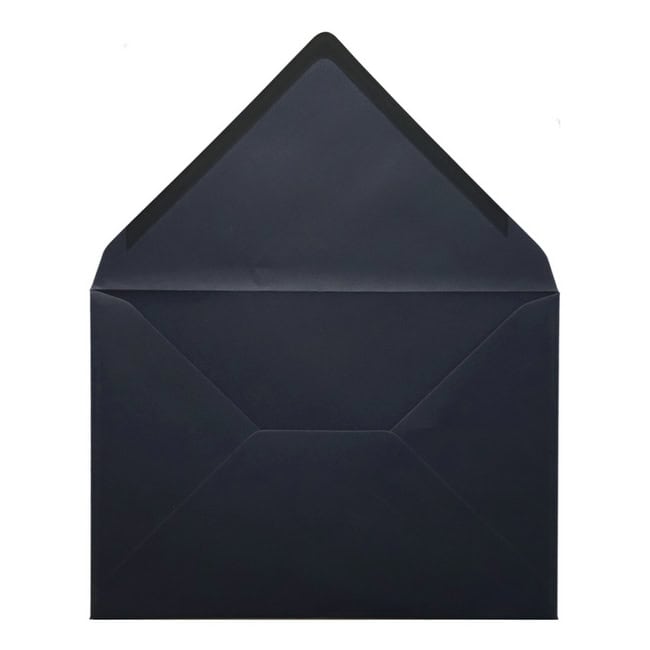Navy Blue Envelope C5 Open