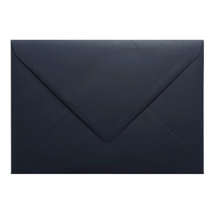 Navy Blue Envelope C7 Closed