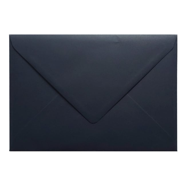 Navy Blue Envelope C7 Closed