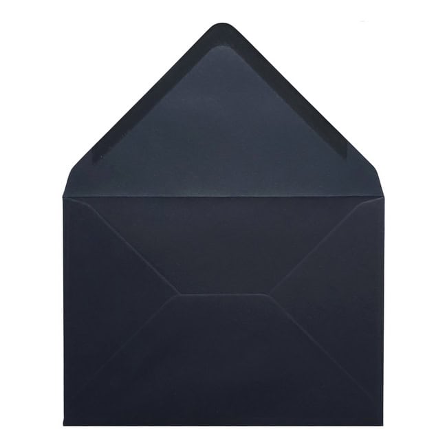 Navy Blue Envelope Rsvp Open