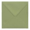 Olive Green Envelope 130mm Square Closed