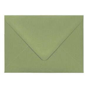 Olive Green Envelope 5x7 Closed