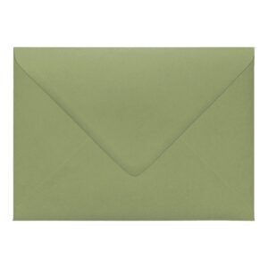 Olive Green Envelope C6 Closed