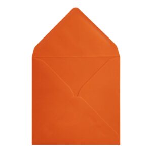 Orange Envelope 155mm Square Open