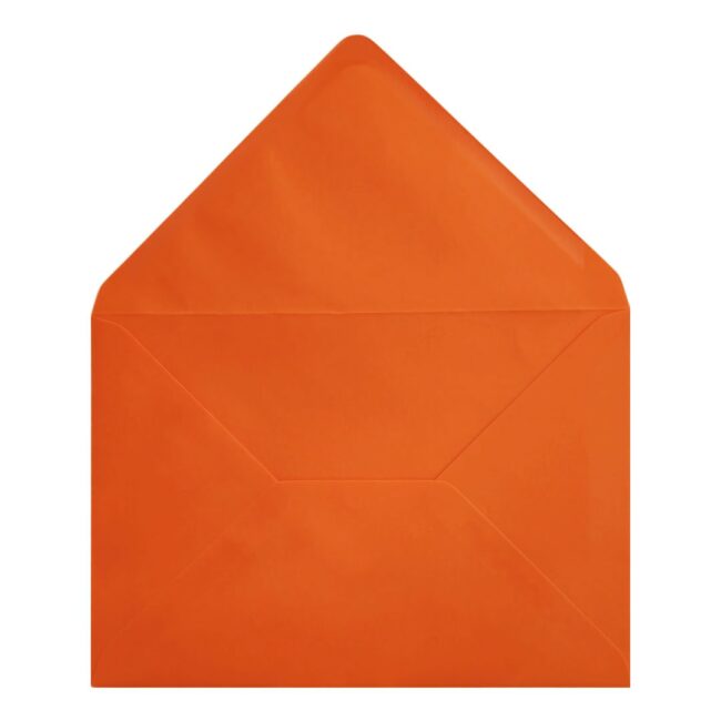 Orange Envelope A5 Open