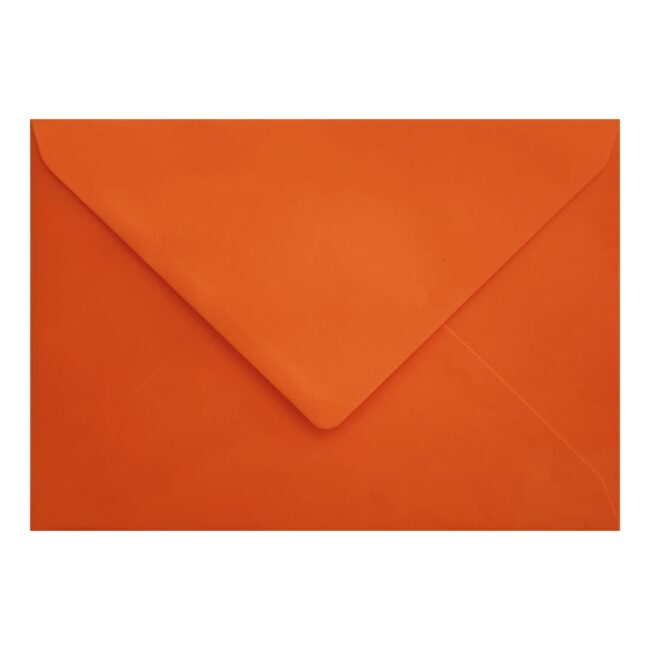 Orange Envelope C6 Closed