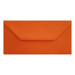 Orange Envelope Dl Closed