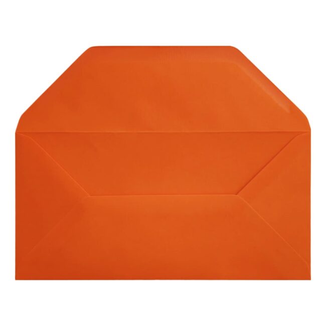 Orange Envelope Dl Open