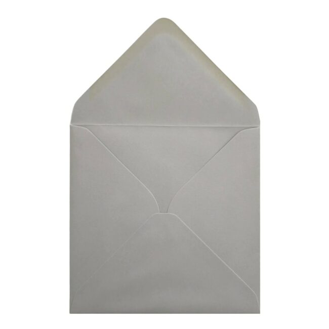 Owl Grey Envelope 155mm Square Open