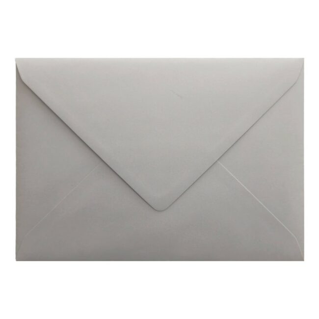 Owl Grey Envelope C5 Closed