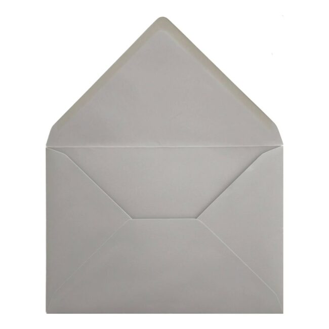 Owl Grey Envelope C5 Open