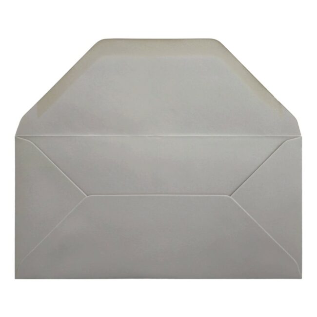 Owl Grey Envelope Dl Open