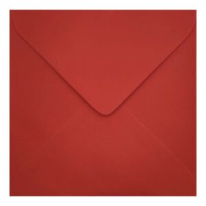 Poppy Red Envelope 155mm Square Closed
