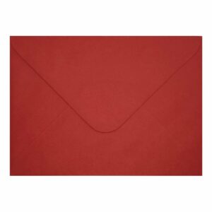 Poppy Red Envelope 5x7 Closed