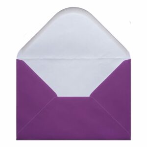 Purple Envelope A5 Open