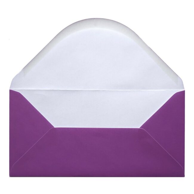 Purple Envelope Dl Open