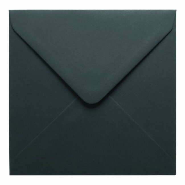 Racing Green Envelope 155mm Square Closed