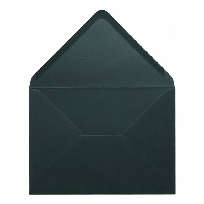 Racing Green Envelope 5x7 Open