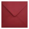 Scarlet Red Envelope 155mm Square Closed