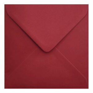 Scarlet Red Envelope 155mm Square Closed