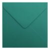 Teal Green Envelope 155mm Square Closed