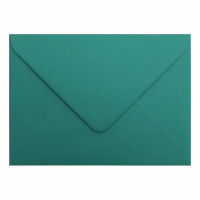 Teal Green Envelope A5 Closed