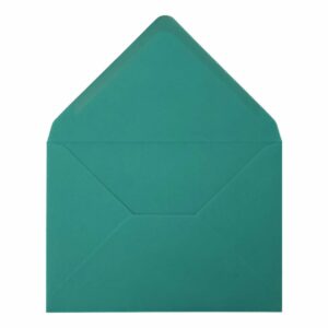 Teal Green Envelope A5 Open