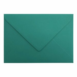 Teal Green Envelope C7 Closed