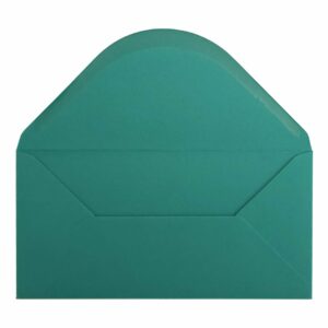 Teal Green Envelope Dl Open