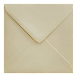 Vanilla Cream Envelope 155mm Square Closed