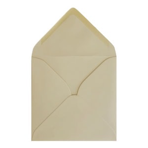 Vanilla Cream Envelope 155mm Square Open