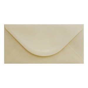 Vanilla Cream Envelope Dl Closed