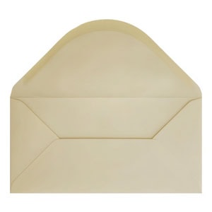 Vanilla Cream Envelope Dl Open