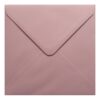 Vintage Dusky Pink Envelope 155mm Square Closed