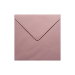 Vintage Dusky Pink Envelope 155mm Square Ratio