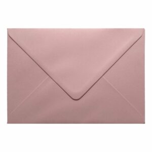 Vintage Dusky Pink Envelope C5 Closed