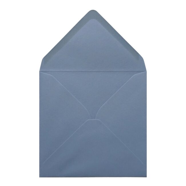 Vintage French Blue Envelope 155mm Square Open