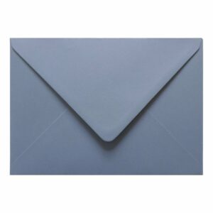 Vintage French Blue Envelope 5x7 Closed