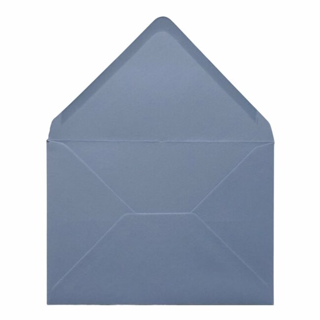 Vintage French Blue Envelope A5 Open