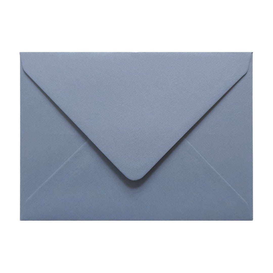 Vintage Blue 152mm x 216mm Envelope. Blue 135gsm A5 Envelope. Gummed.