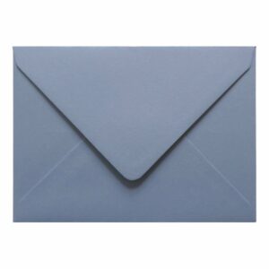 Vintage French Blue Envelope B6 Closed