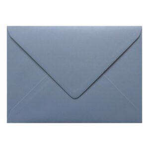 Vintage French Blue Envelope C5 Closed