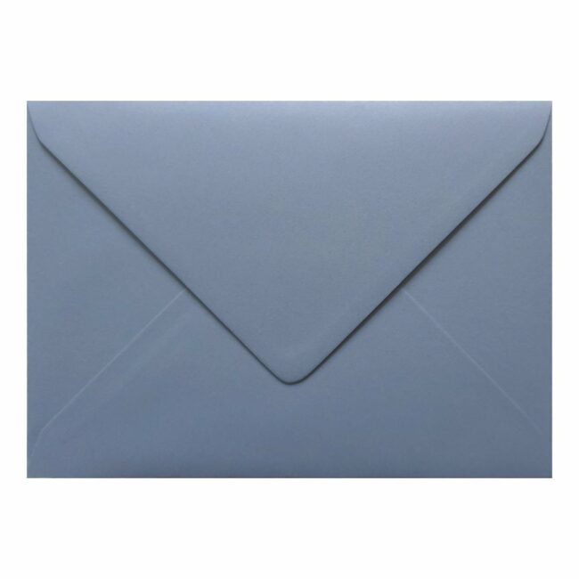 Vintage French Blue Envelope C5 Closed