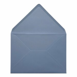 Vintage French Blue Envelope C5 Open