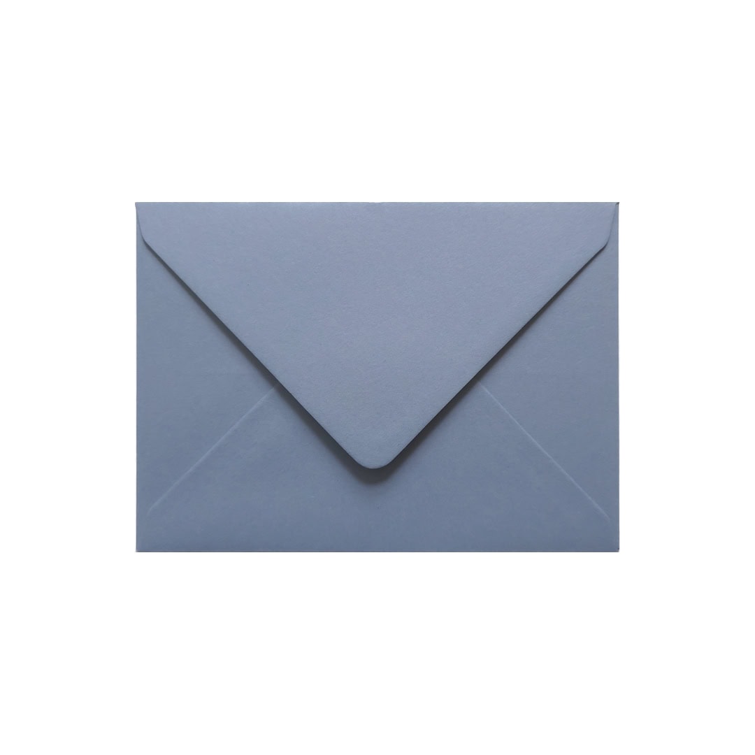 Vintage Blue 114mm x 162mm Envelope. Blue 135gsm C6 Envelope (to fit A6). Gummed.