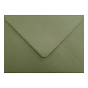 Vintage Green Envelope 5x7 Closed
