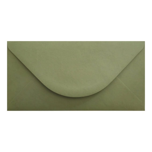 Vintage Green Envelope Dl Closed