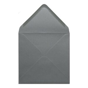 Vintage Grey Envelope 130mm Square Open